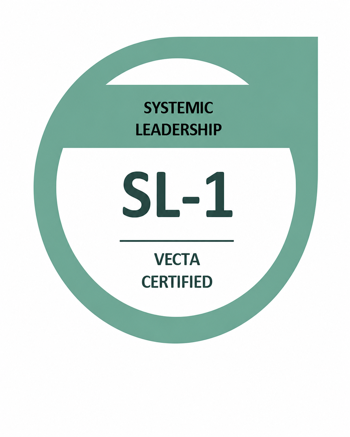 Badge SL-1 · Systemic Leadership · VECTA Certified