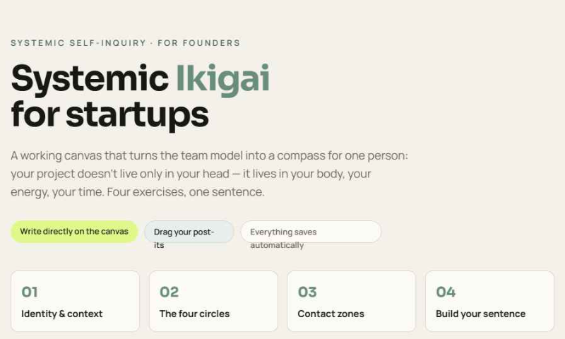 Ikigai Sistémico en sesión